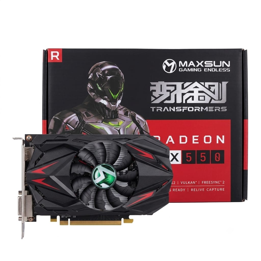 MAXSUN Gaming Endless Radeon RX 550 4GB Graphics Card
